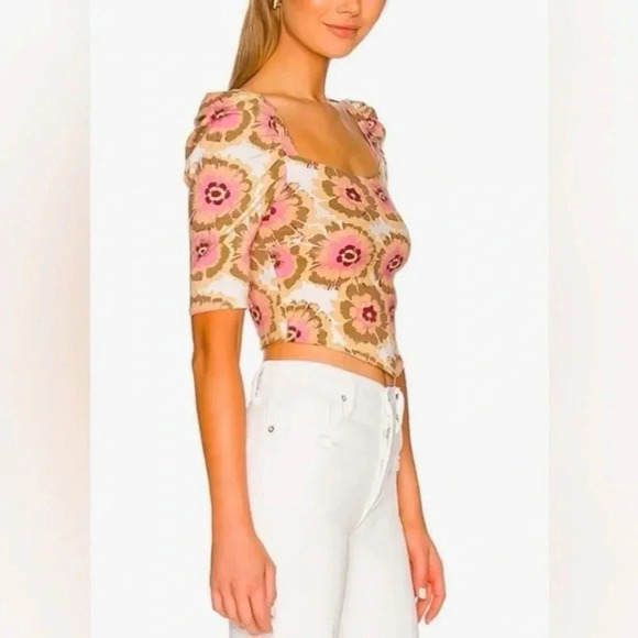 Free People Give Me More Top in Ivory Combo - Picture 3 of 4